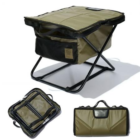 portable outdoor folding chair with storage bag leisure beach camping fishing maza stool