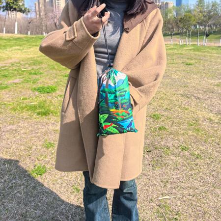 Große Wandern Camping Strand Custom Print Outdoor wasserdichte Picknickdecke Matte 