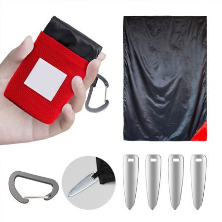 Ripstop-Nylon, wasserdicht, passt in die Tasche, klein, leicht, kompakt