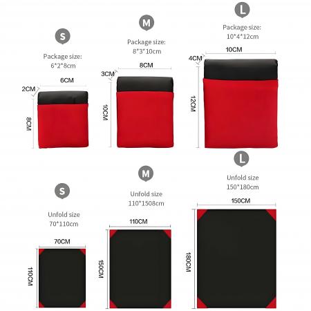 Ripstop-Nylon, wasserdicht, passt in die Tasche, klein, leicht, kompakt