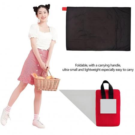 Ripstop-Nylon, wasserdicht, passt in die Tasche, klein, leicht, kompakt