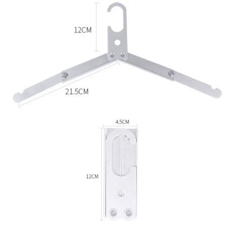 Outdoor Camping Tragbare Aluminium Legierung Faltbare Reise Kleiderbügel