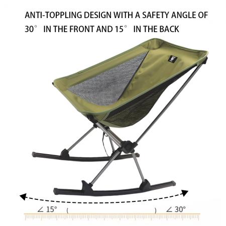 Feistel Campingstuhl Zweier-Set Schaukelkufen Zubehör