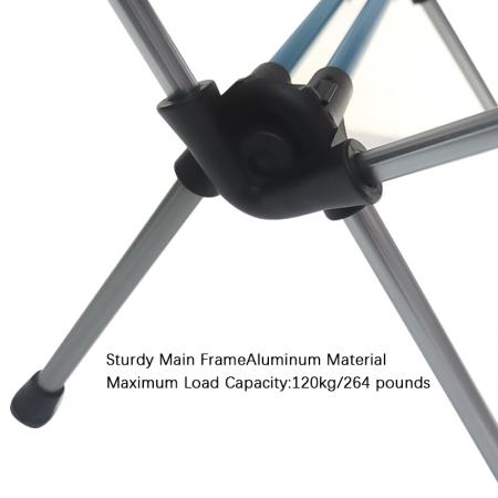 Dual Bar Konstruktion Klapp Licht Wandern Camping Angeln Picknick Reise Mond Stühle