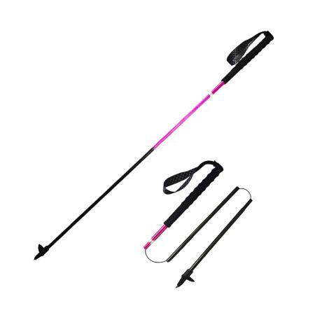 135 g ultraleichte, faltbare Outdoor-Wanderstöcke aus 3K-Carbonfaser, geeignet für Nordic Walking 