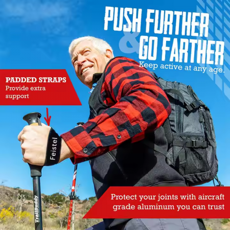 Ultraleichter Wanderstock aus Duraluminium 7075 Aluminium 