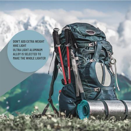 Bergtrekkingstöcke Wanderstöcke mit schnell verstellbaren Verschlüssen