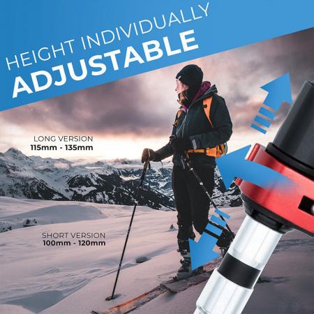 Zusammenklappbare, leichte Wanderstöcke aus Aluminium 7075 mit Korkgriffen für Erwachsene und Kinder 