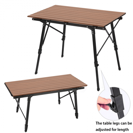 Ultraleichter, klappbarer Strandtisch mit Tragetasche – ideal für Reisen, Picknicks und Camping. 