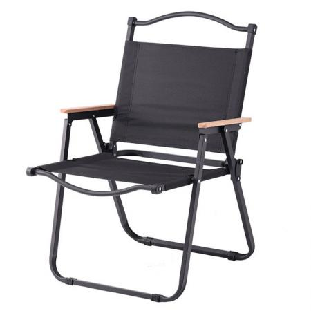 Leichter, moderner, faltbarer Kermit-Stuhl für Outdoor-Camping mit Holzrahmen, faltbar, aus Holz 