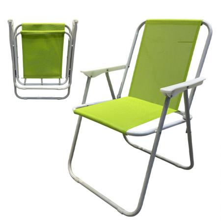 Leichter, tragbarer Camping- und Angelstuhl, leichter, klappbarer Metall-Liegestuhl, Strandstuhl