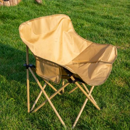 Tragbarer, faltbarer Campingstuhl mit individuellem Logo, ideal zum Angeln und für den Strand. 