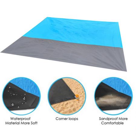 Wasserdichte Strandmatte, tragbare Picknickmatte, Campingdecke