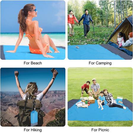 Wasserdichte Strandmatte, tragbare Picknickmatte, Campingdecke