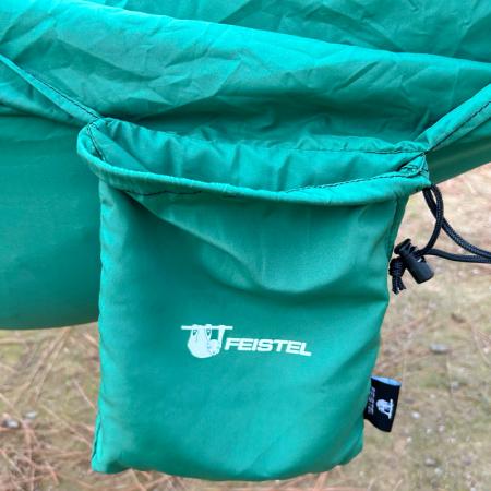 Strapazierfähiges Nylongewebe, tragbare Hängematte für 1-2 Personen zum Wandern im Freien