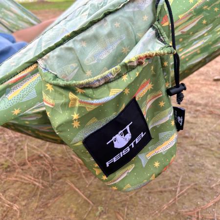 Hängematte aus Fallschirmstoff-Nylon für Camping, Wandern und Outdoor-Aktivitäten – Mückenschutz 