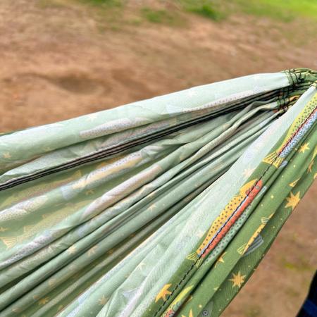 Hängematte aus Fallschirmstoff-Nylon für Camping, Wandern und Outdoor-Aktivitäten – Mückenschutz 