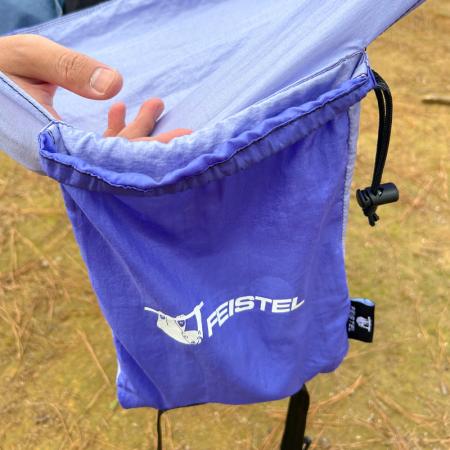 Hochwertige, tragbare Hängematte aus Nylon und Stoff, wasserdicht, Camping-Schaukel