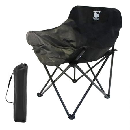 Kleiner faltbarer Campingstuhl aus Kohlenstoffstahl 