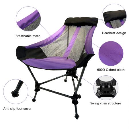 Ultraleichter, tragbarer Outdoor-Fuß aus Aluminiumlegierung zum Angeln, für Strand und Camping – faltbar und einfach zu bedienen. 