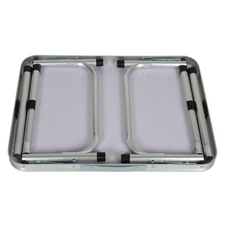 Verstellbarer, leichter, tragbarer Klapptisch aus Aluminium für den Außenbereich