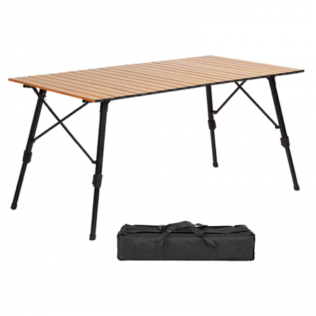 Maßgefertigter, tragbarer, klappbarer, höhenverstellbarer Aluminiumtisch für Outdoor-Camping 