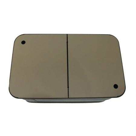 Große, offene, stapelbare Aluminium-Campingbox, OEM, wasserdicht, Outdoor-Reise-Auto-Aufbewahrungsbox 