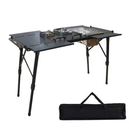 Zusammenklappbarer, modularer Outdoor-Gartentisch zum Kochen, Wandern, Picknicken, Campen