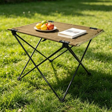 Klappbarer, tragbarer Outdoor-Camping-Kochtisch mit Eierrollen- und Oxford-Gewebe