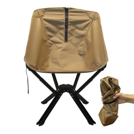 Tragbarer, kompakter und ultraleichter Klappstuhl aus Aluminium für Outdoor-Reisen und Camping.