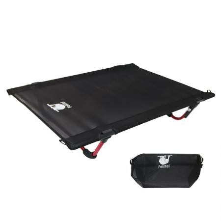 Individuell gestaltbares Logo Ultraleichtes, tragbares, faltbares, kompaktes Camping-Haustierbett Hundebett