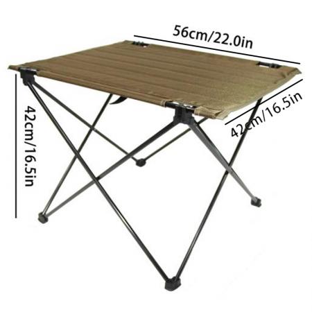 Klappbarer, tragbarer Outdoor-Camping-Kochtisch mit Eierrollen- und Oxford-Gewebe