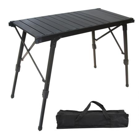 Tragbarer, ultraleichter Klapp-Eierrollentisch aus Aluminiumlegierung, multifunktionaler IGT-Campingtisch 