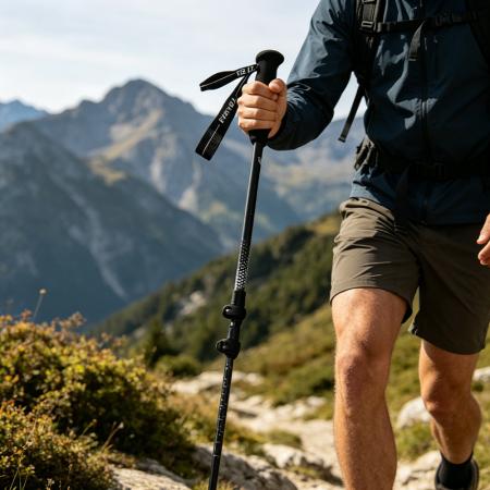 Hochwertige Wanderstöcke, Teleskop-Wanderstöcke, zusammenklappbare, leichte Trekkingstöcke 