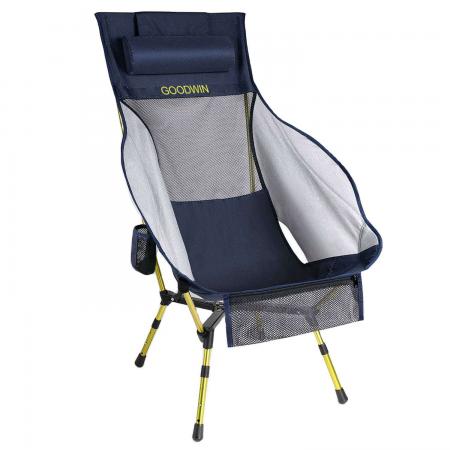 X-förmiger Hochlehnerstuhl aus 7075er Aluminiumlegierung, farblich anpassbar, Fabrikpreis, Outdoor-Stuhl 