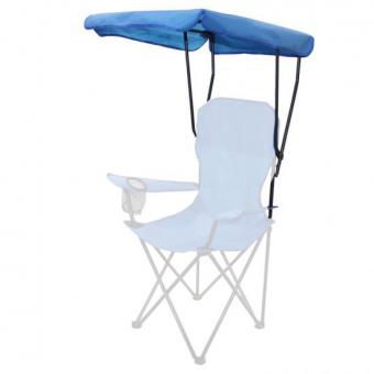 Klappbarer Camping-Angelstuhl mit Getränkehalter und Sonnenschutz