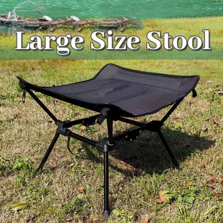 Tragbare, faltbare Outdoor-Strandbank aus Oxford-Gewebe, Aluminiumlegierung, leicht zu verstauen, Campinghocker