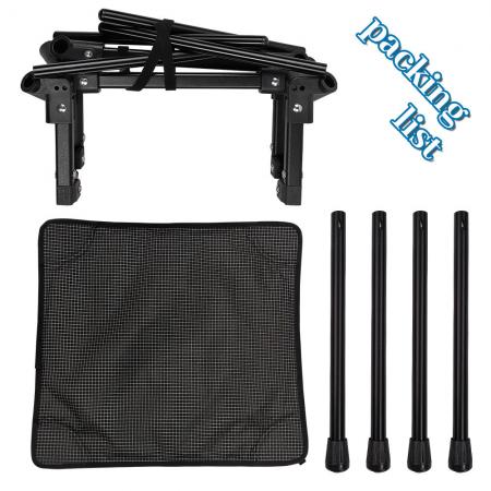 Tragbare, faltbare Outdoor-Strandbank aus Oxford-Gewebe, Aluminiumlegierung, leicht zu verstauen, Campinghocker
