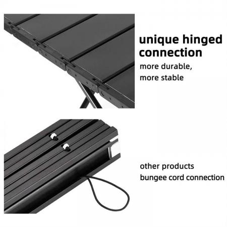 Ultraleichte, klappbare Outdoor-Tische, inklusive Tragetasche und tragbarem Campingtisch