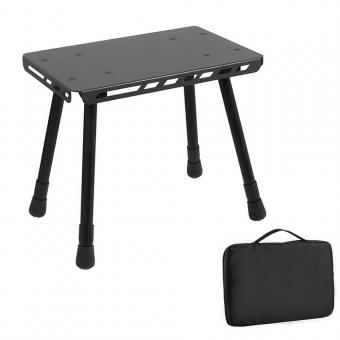 Ultraleichter, zusammenklappbarer Mini-Campinghocker aus Metall/Aluminium