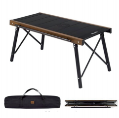 Klappbarer IGT-Campingtisch, moderner, leichter, tragbarer Outdoor-Aluminiumtisch mit Tragetasche 