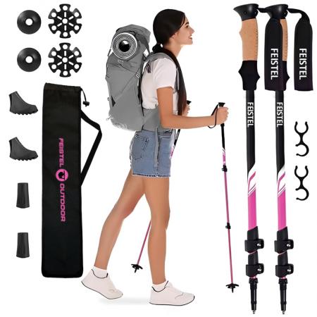 Ultraleichter Wanderstock aus Duraluminium 7075 Aluminium 