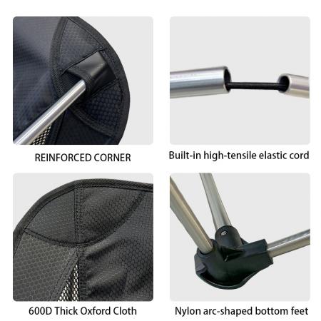 Großhandel ultraleichter individueller Aluminium-Faltstuhl für Camping und Angeln moderner Outdoor-Möbelstuhl 