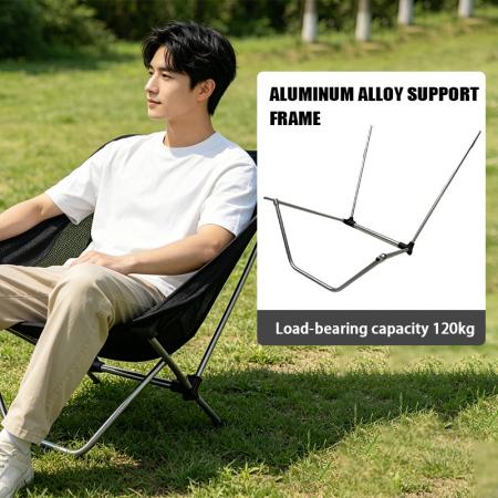 Großhandel ultraleichter individueller Aluminium-Faltstuhl für Camping und Angeln moderner Outdoor-Möbelstuhl 