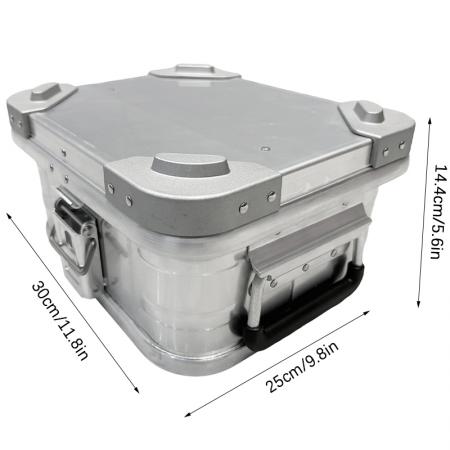 Schwerlast Camping wasserdichte staubdichte schützende Hartschalenkoffer-Aluminium-Dichtungs-Aufbewahrungsbox Metall-Aufbewahrungsbox 