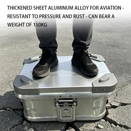 Schwerlast Camping wasserdichte staubdichte schützende Hartschalenkoffer-Aluminium-Dichtungs-Aufbewahrungsbox Metall-Aufbewahrungsbox 