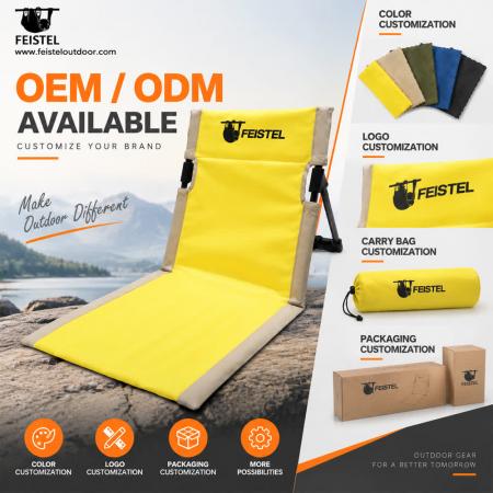 Beinloser Campingstuhl ohne Beine – 6061 Aluminium-Bodenstuhl mit 600D PVC Oxford & Tragetasche 