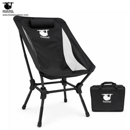 Faltbarer Campingstuhl mit Tragetasche – 1,55 kg Aluminium 
