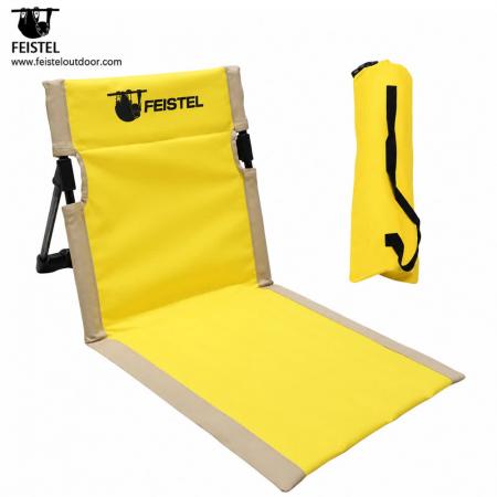 Beinloser Campingstuhl ohne Beine – 6061 Aluminium-Bodenstuhl mit 600D PVC Oxford & Tragetasche 