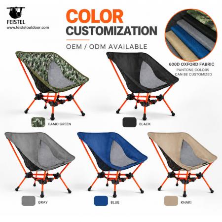 Leichter, klappbarer Campingstuhl – 7075 Aluminium, 600D 88T Oxford, 150 kg Tragkraft 